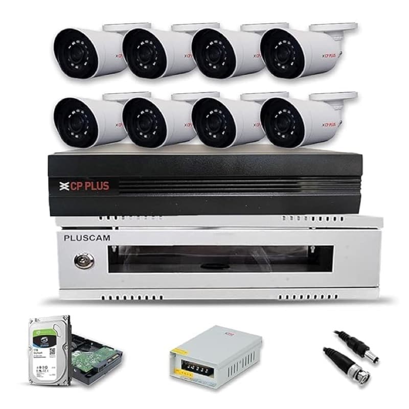 CP Plus 8-Channel NVR with 2TB HDD